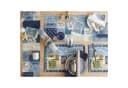 sander table + home Tischläufer Sailor Patch Gobelin Blau Bild 1
