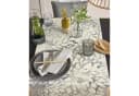Sander Tischläufer Dolce Blumen Silber Jacquard Bild 1