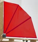 Grasekamp Balkonsichtschutz Balkonfächer Rot Bild 3