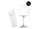 SCHOTT ZWIESEL Cocktailglas Set 9-tlg. mit Trinkhalmen & Bürste Bild 2