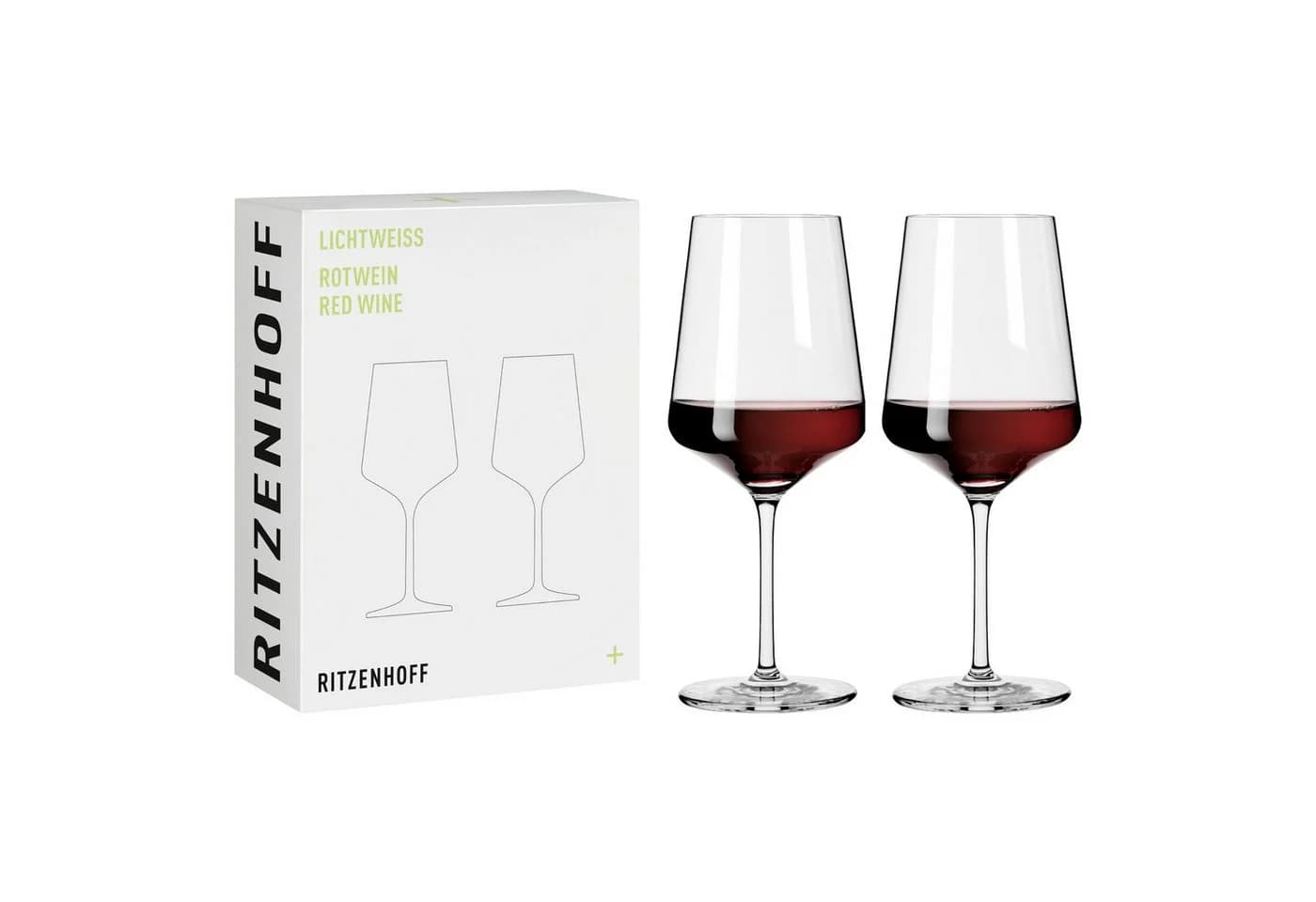 Ritzenhoff Rotweinglas-Set Lichtweiss Julie 2er transparent - Bild 2