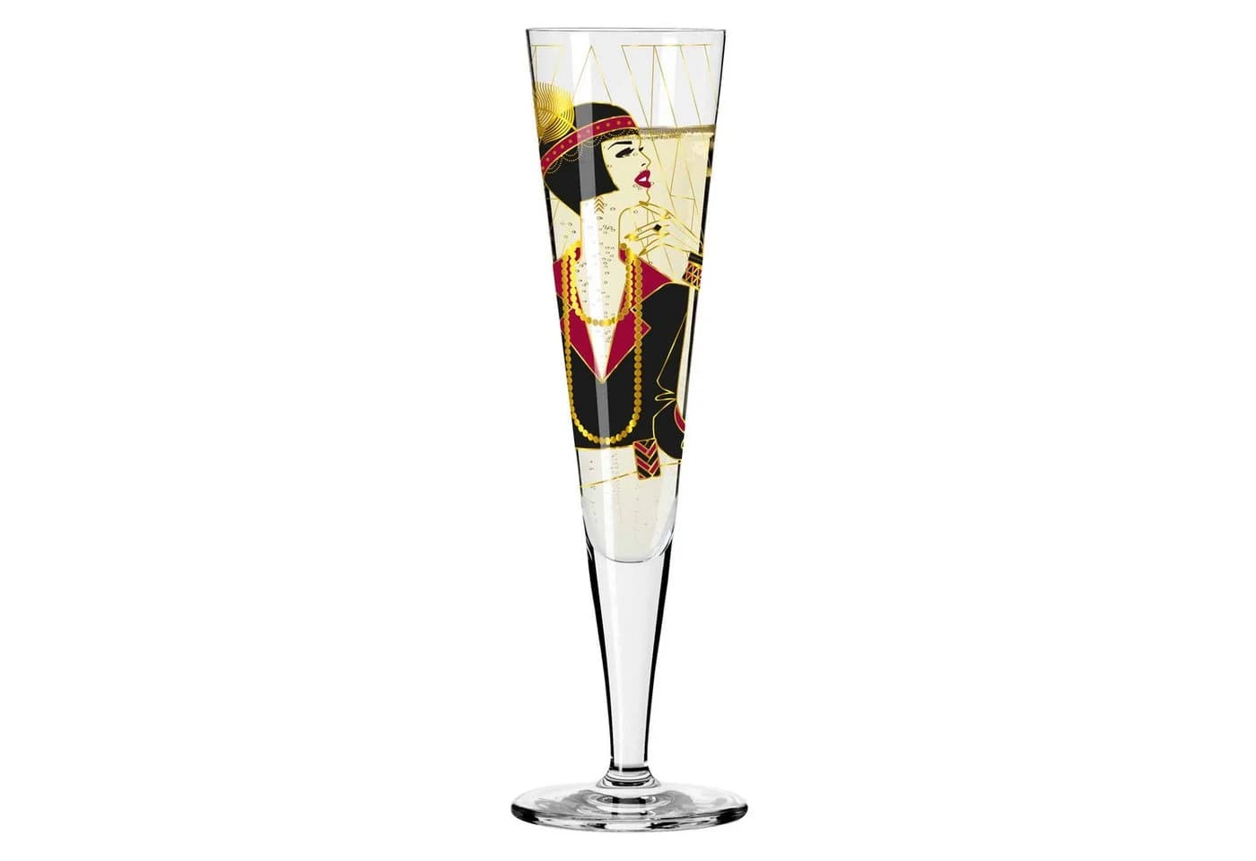 Ritzenhoff Champagnerglas Goldnacht mit Golddekor