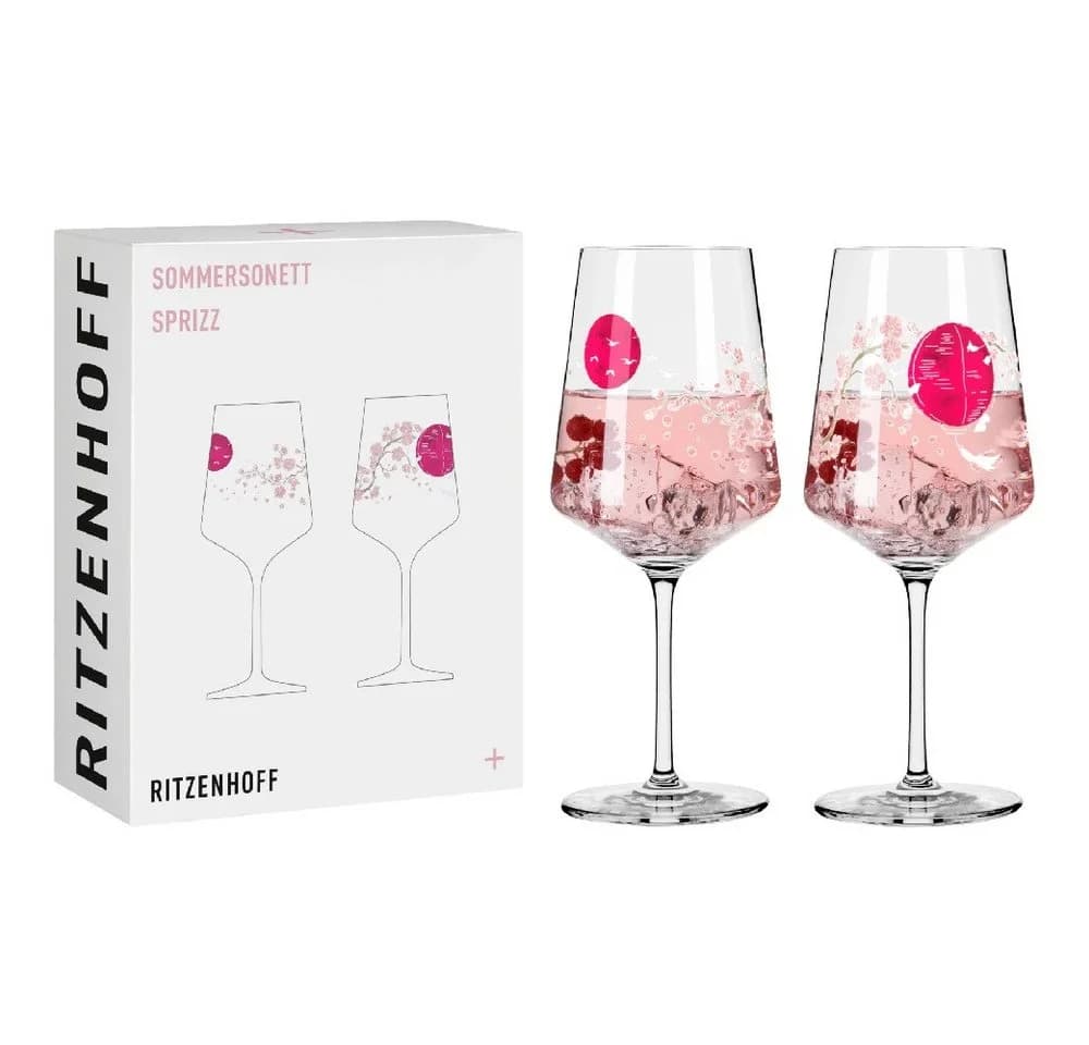 Ritzenhoff Sommersonett Aperitifglas-Set 2-teilig Kristallglas Asia-Flair - Bild 2