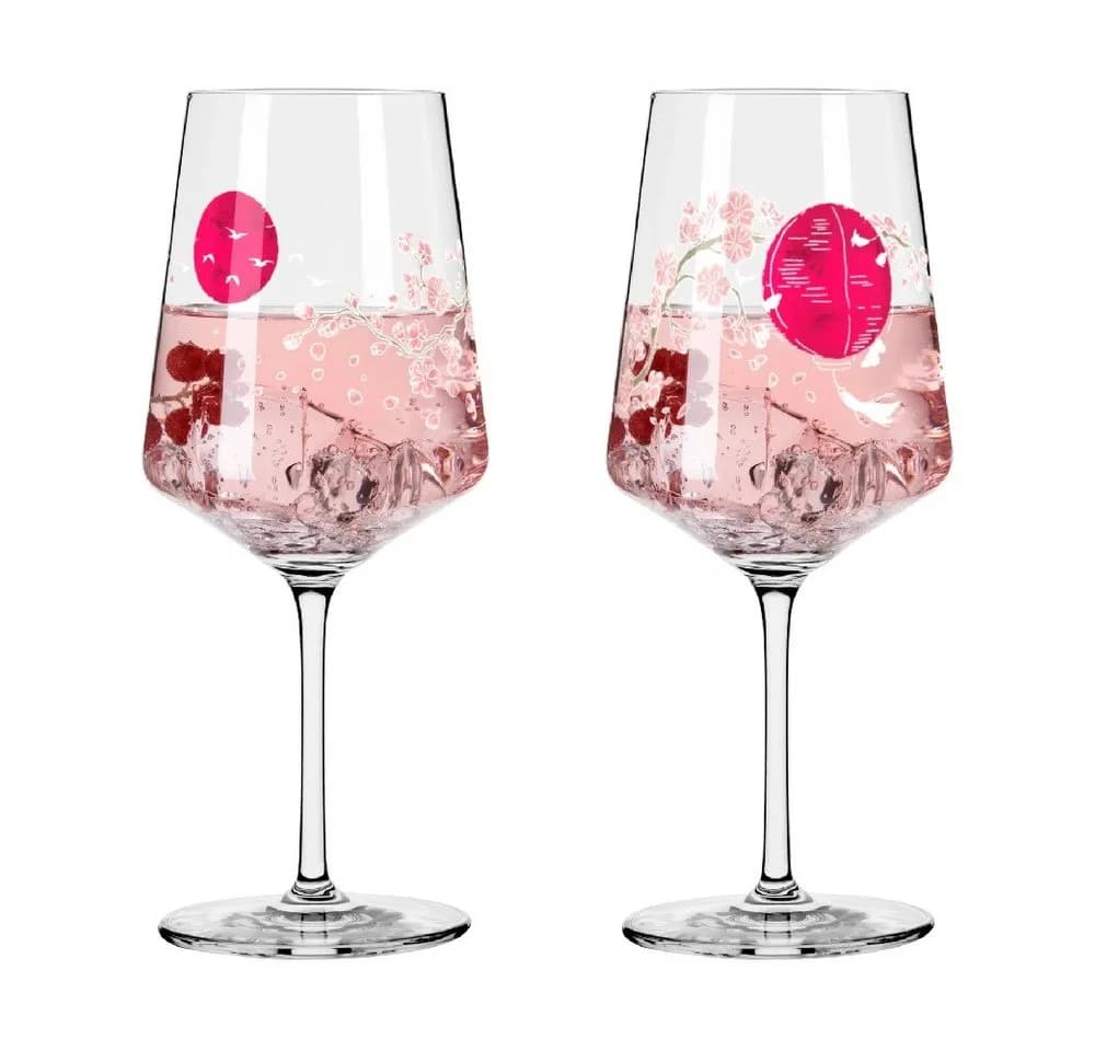 Ritzenhoff Sommersonett Aperitifglas-Set 2-teilig Kristallglas Asia-Flair - Bild 3