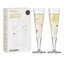 Ritzenhoff Champagnerglas-Set Goldnacht Kristallglas mit Golddekor Bild 2