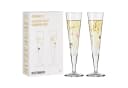 Ritzenhoff Champagnerglas-Set Goldnacht Kristallglas mit Golddekor Bild 3