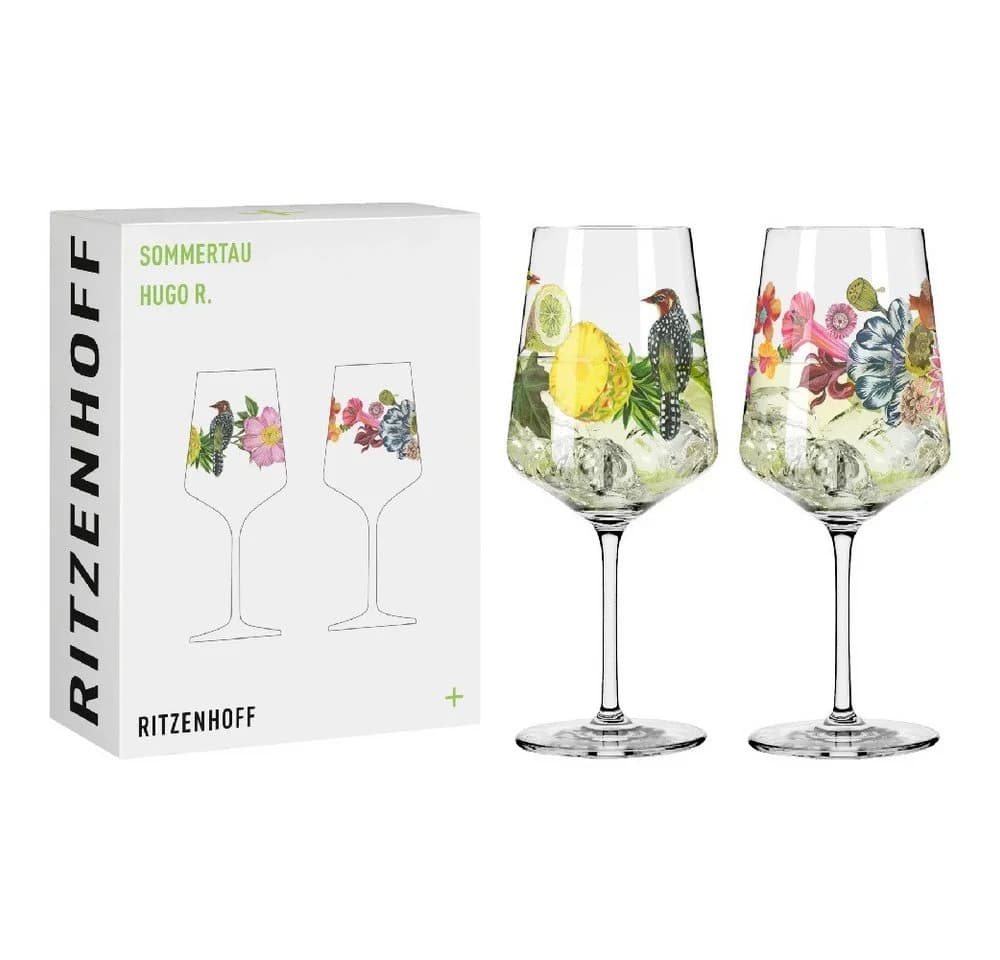 Ritzenhoff Sommertau Aperitifglas 2er Set Kristallglas