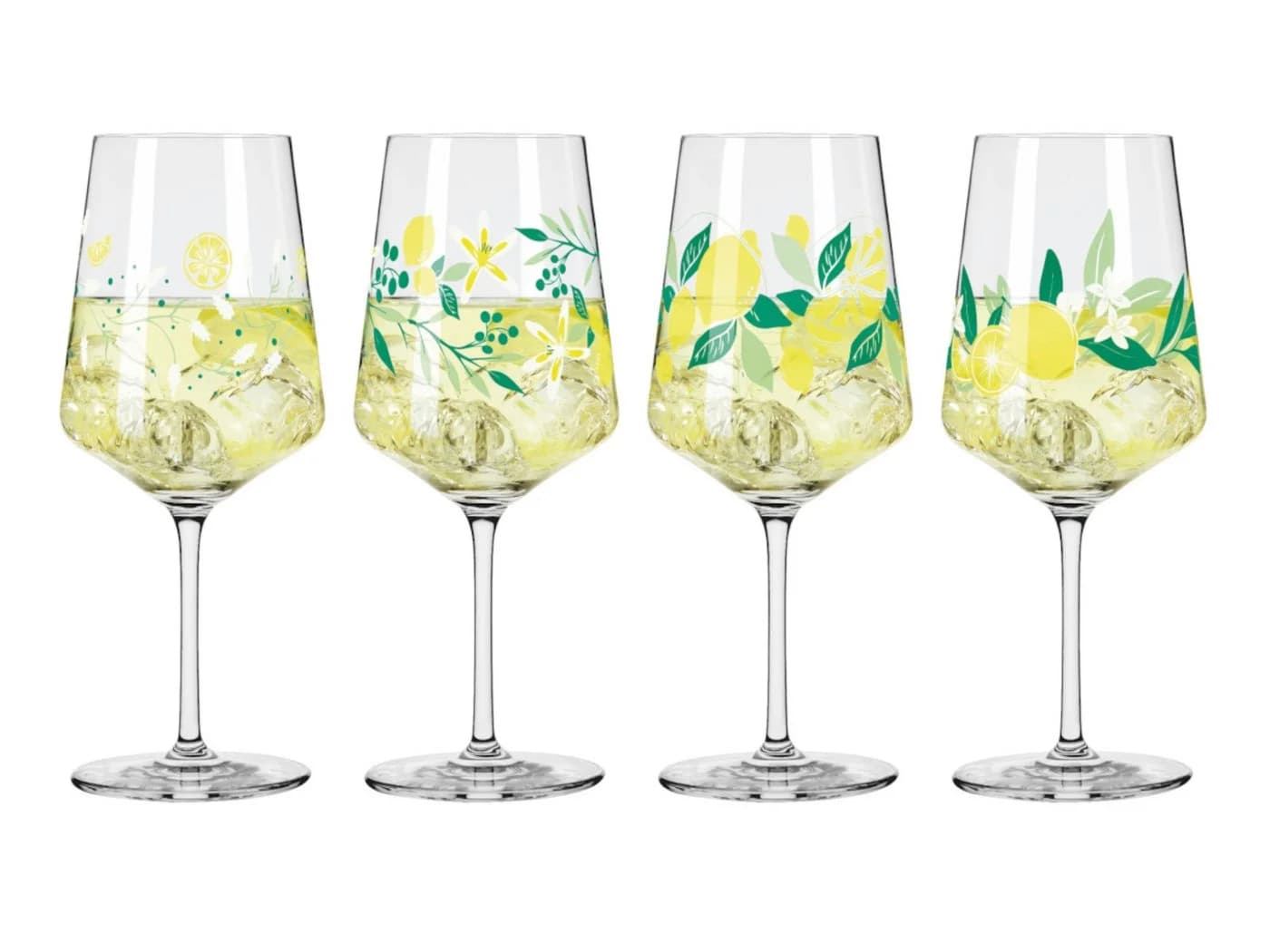 Ritzenhoff Gläser-Set Sommertau Limoncello 4er Set Kristallglas Bunt - Bild 2