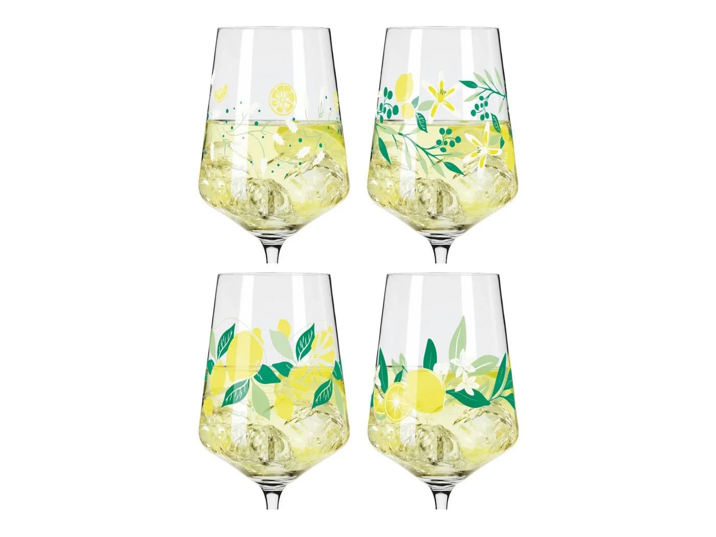 Ritzenhoff Gläser-Set Sommertau Limoncello 4er Set Kristallglas Bunt - Bild 3