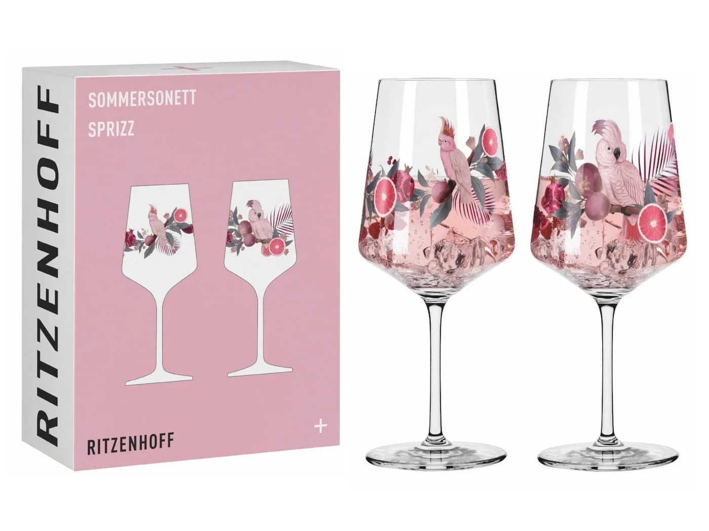 Ritzenhoff Spritzerglas Rosa Grau 2-teilig 544 ml - Bild 3