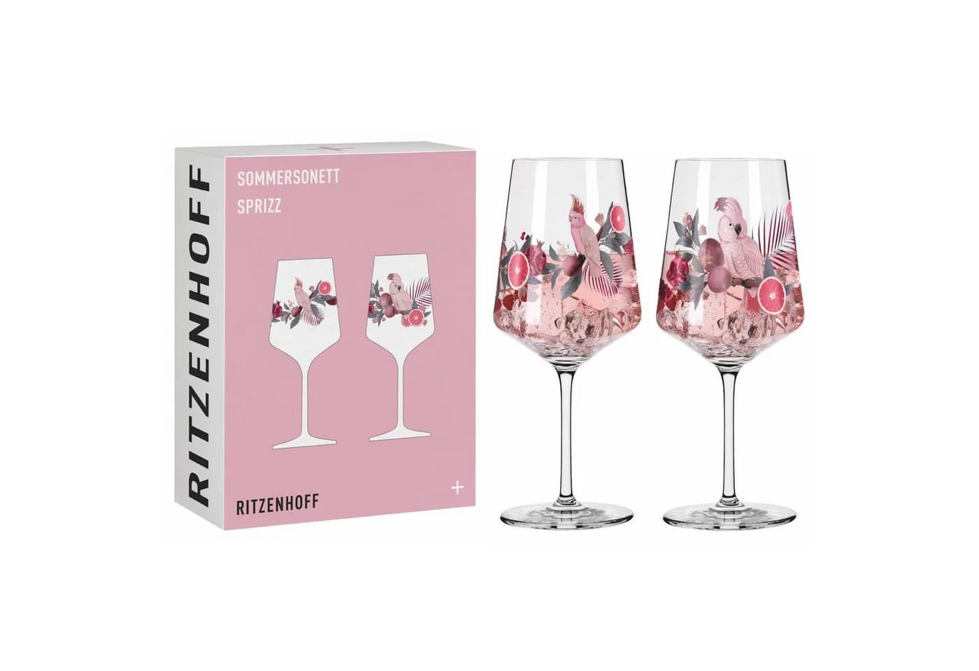 Ritzenhoff Spritzerglas Rosa Grau 2-teilig 544 ml - Bild 4