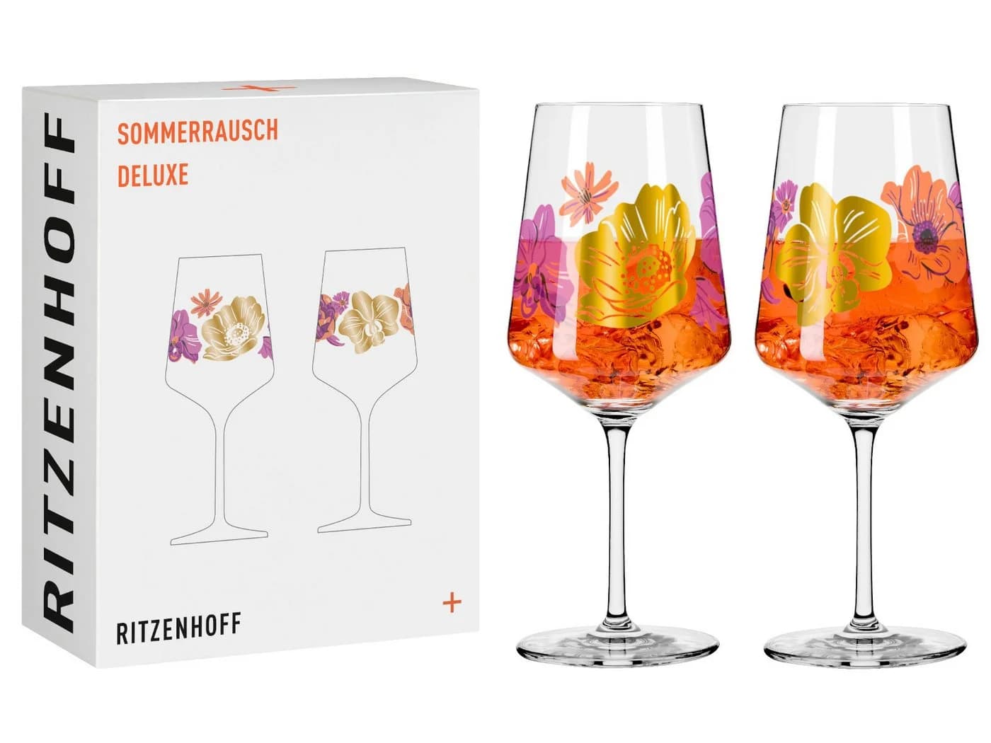 Ritzenhoff Gläser-Set Sommerrausch Deluxe Aperitifglas 2er Set Bunt Kristallglas - Bild 4