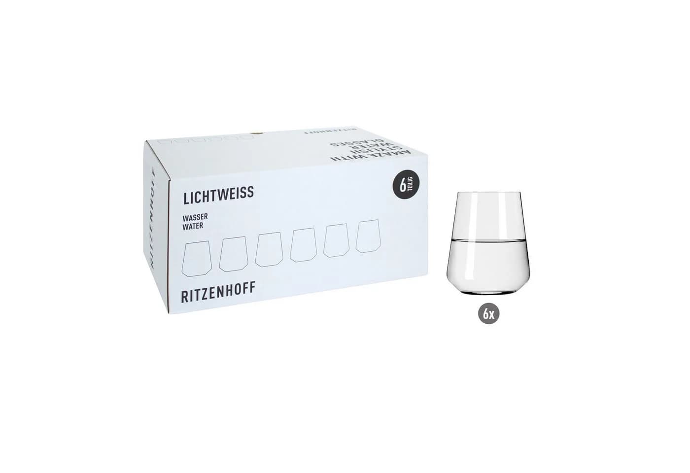 Ritzenhoff Gläser-Set Lichtweiss Julie 6-teilig Glas Transparent - Bild 2