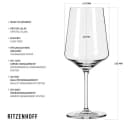 Ritzenhoff Lichtweiss Julie Rotweinglas 6er Set Kristallglas Bild 3