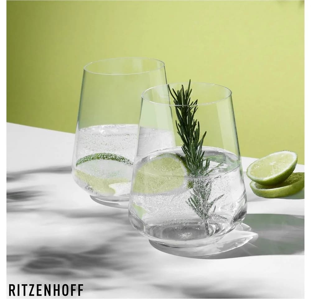 Ritzenhoff Lichtweiss Julie Wasserglas 6er Set Kristallglas