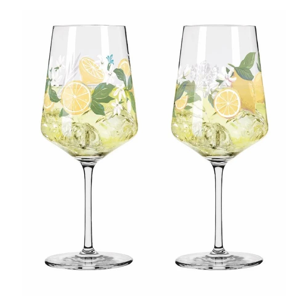 Ritzenhoff Sommertau Limoncello Aperitifglas-Set 2-teilig Kristallglas - Bild 3
