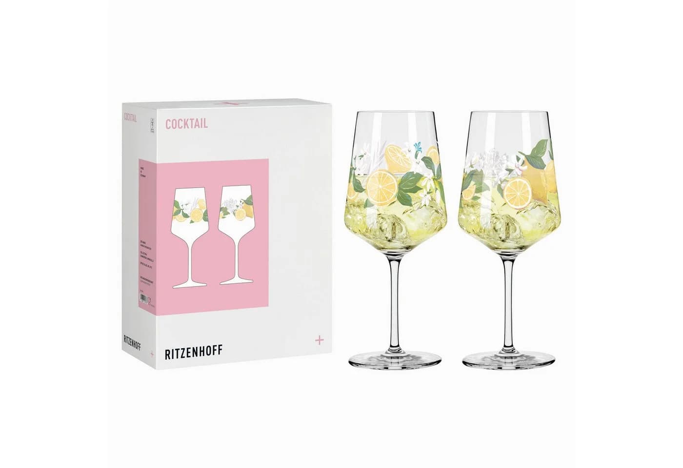 Ritzenhoff Sommertau Limoncello Aperitifglas-Set 2-teilig Kristallglas - Bild 4