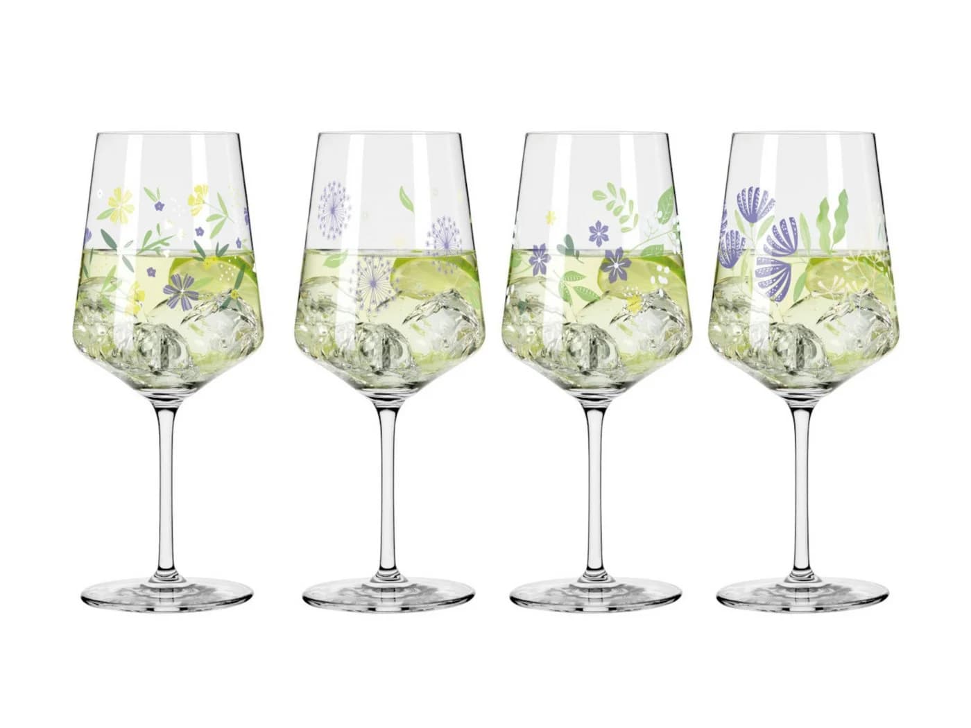 Ritzenhoff Gläser-Set Sommertau Hugo 4er Set Kristallglas