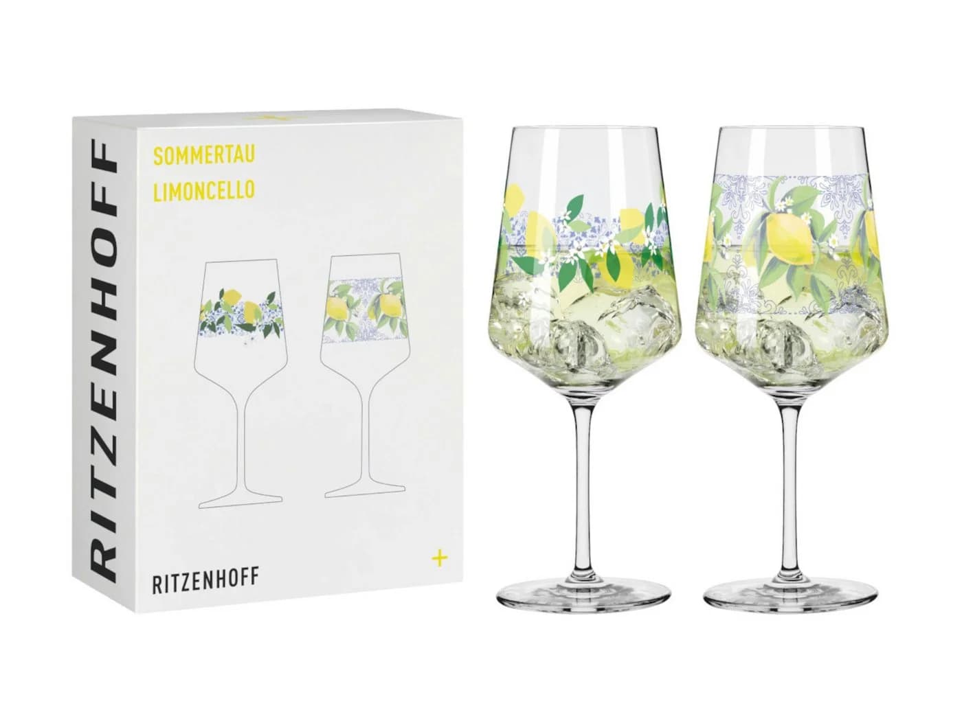 Ritzenhoff Gläser-Set Sommertau Limoncello 2er Set Kristallglas - Bild 2