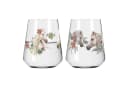 Ritzenhoff Wasserglas-Set 2-tlg. mit floralem Pferde-Dekor Bild 1