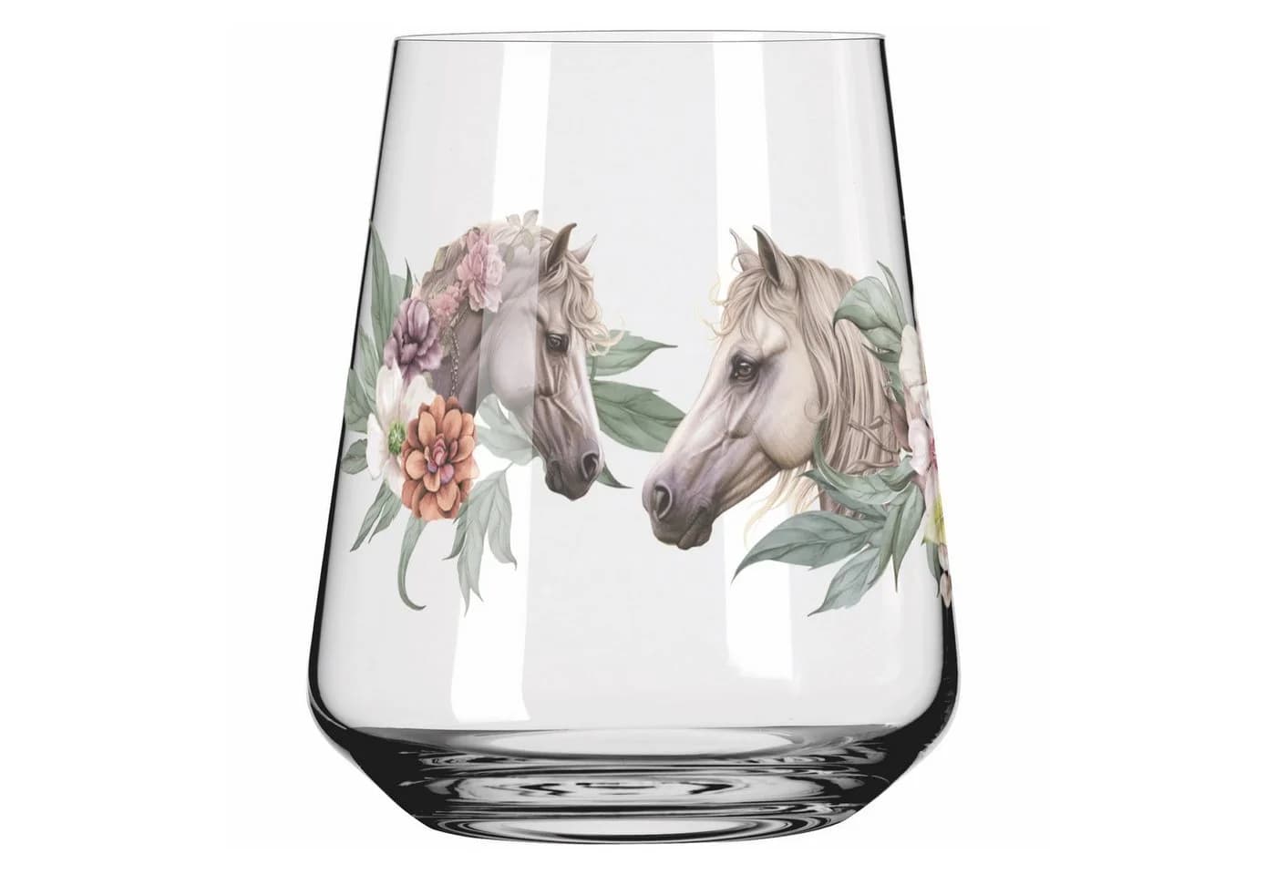 Ritzenhoff Wasserglas-Set 2-tlg. mit floralem Pferde-Dekor - Bild 4