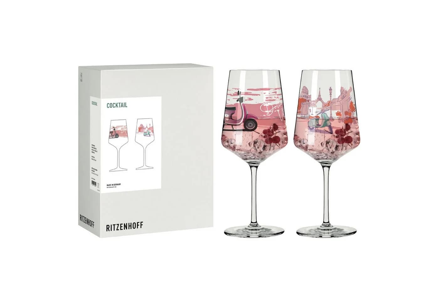 Ritzenhoff Aperitifglas Entdecker Cocktailglas-Set Bunt - Bild 2