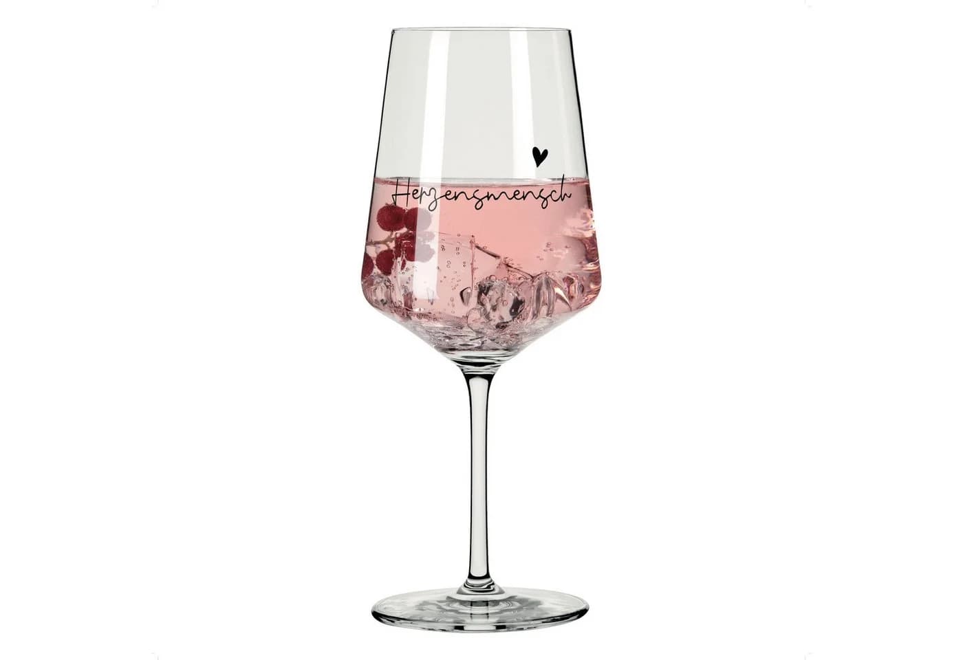 Ritzenhoff Aperitifglas Sprüche Schwarz