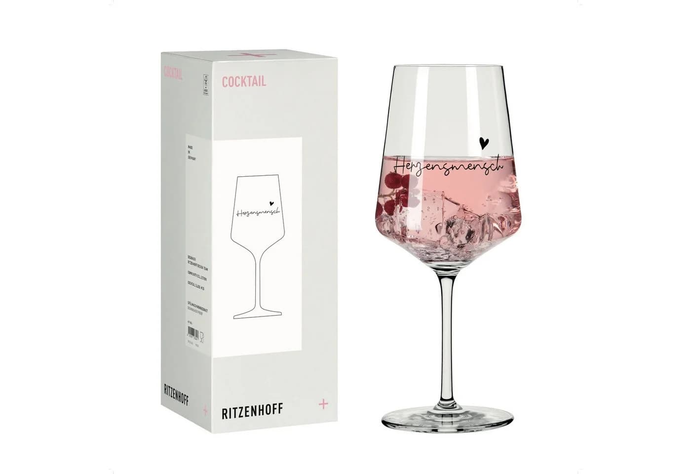 Ritzenhoff Aperitifglas Sprüche Schwarz - Bild 2