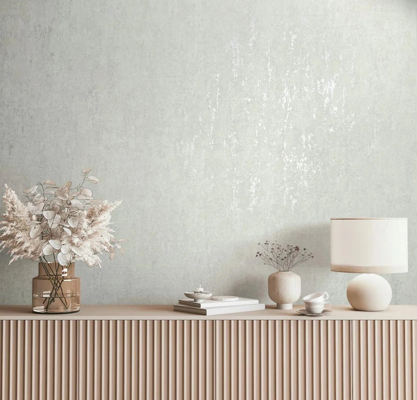 MARBURG Vliestapete Urban Glow Grau Beige Urbanes Beton-Muster