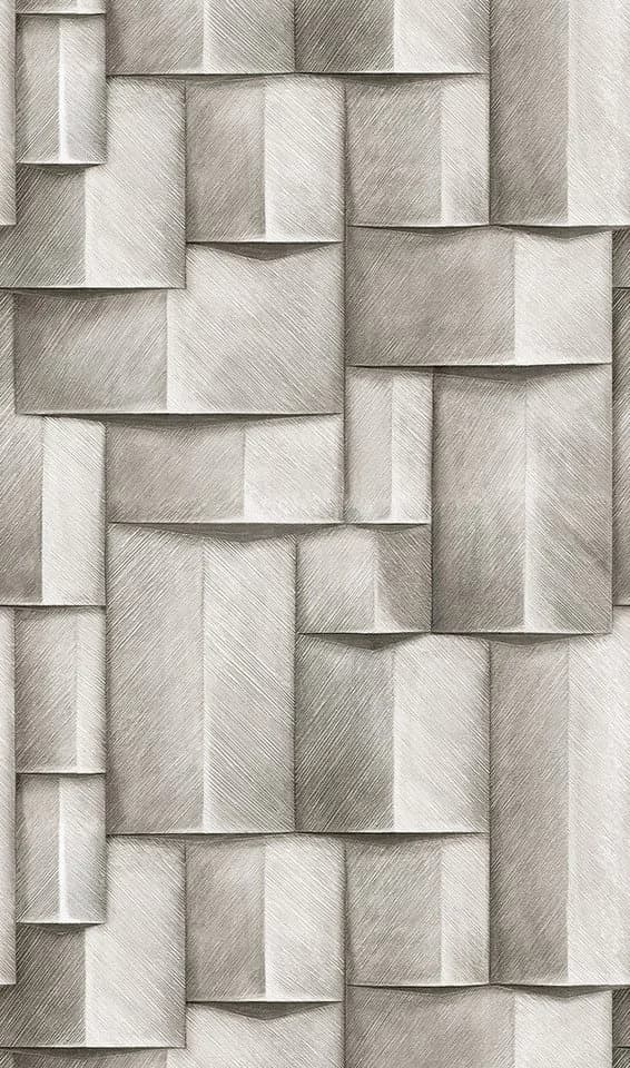 Marburg Fototapete Modern Cubes Schwarz-Weiß Vlies
