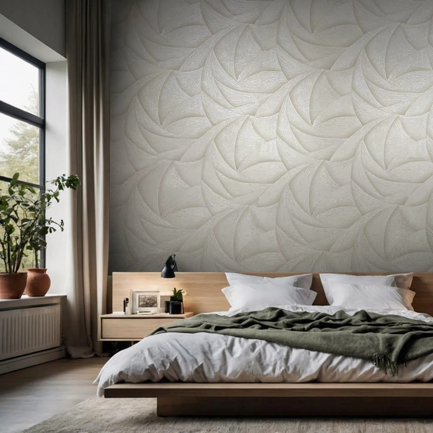 MARBURG Vliestapete Calm Waves Beige Schwarz Bronze Geometrisch
