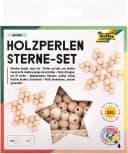 Weihnachtliches Bastelset mit Holzperlen und Kordel Bild 2