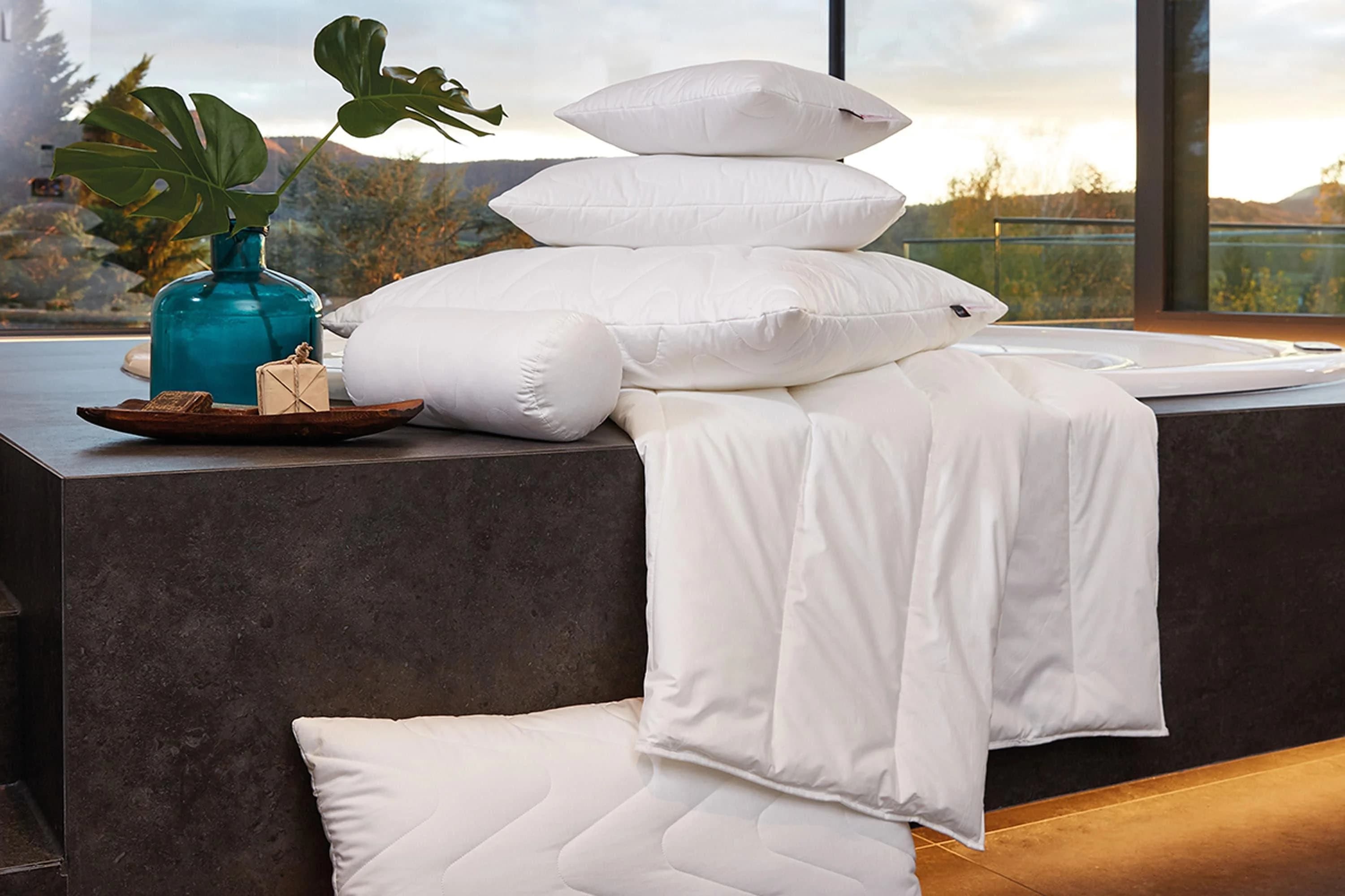 CENTA-STAR Aqua Aktiv 4-Jahreszeiten Bettdecke Weiß Baumwolle Polyester - Bild 4