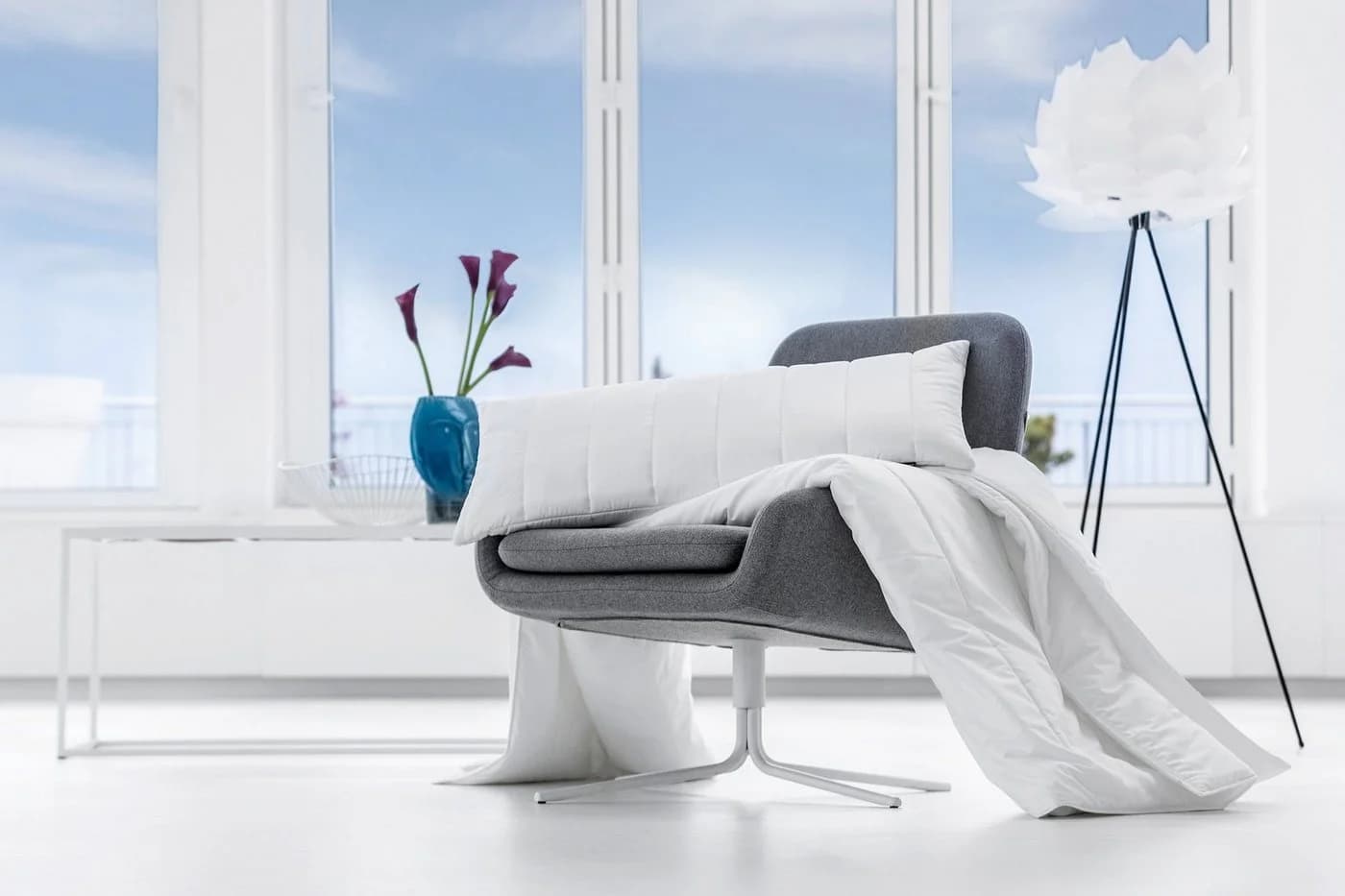 Centa-Star Microfaserbettdecke Allergo Protect Allergiker Ganzjahresdecke Weiß