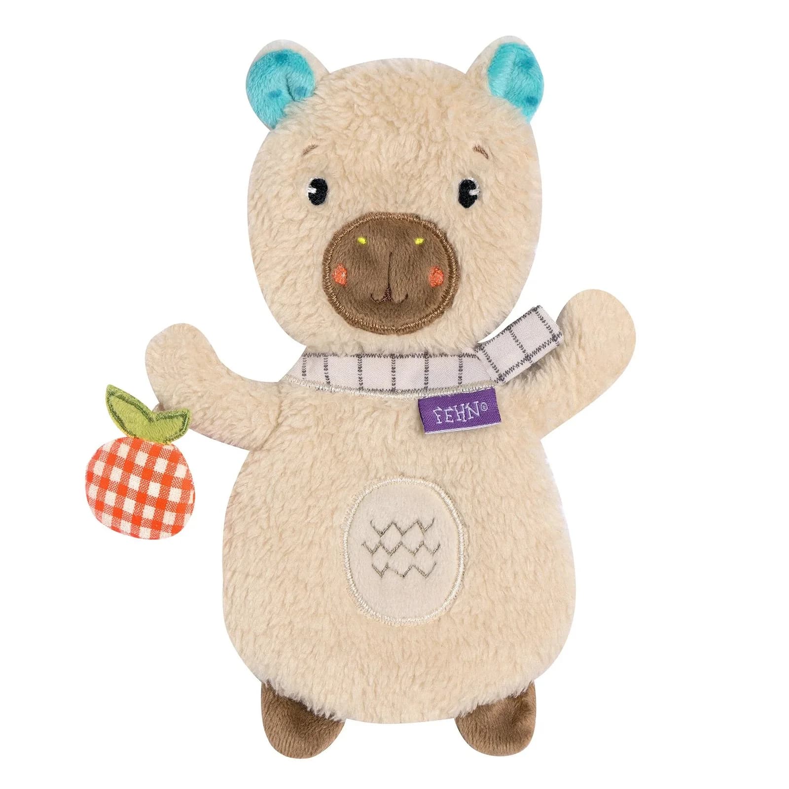 babyFEHN Greifspielzeug Capybara Clara Knister-Plüsch beige braun