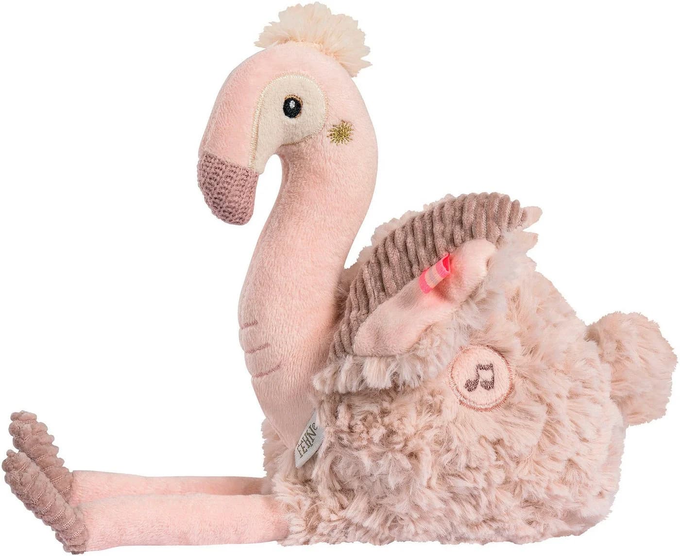Fehn Kuscheltier Lazy, Crazy & Pink Einschlafhilfe Flamingo - Bild 2
