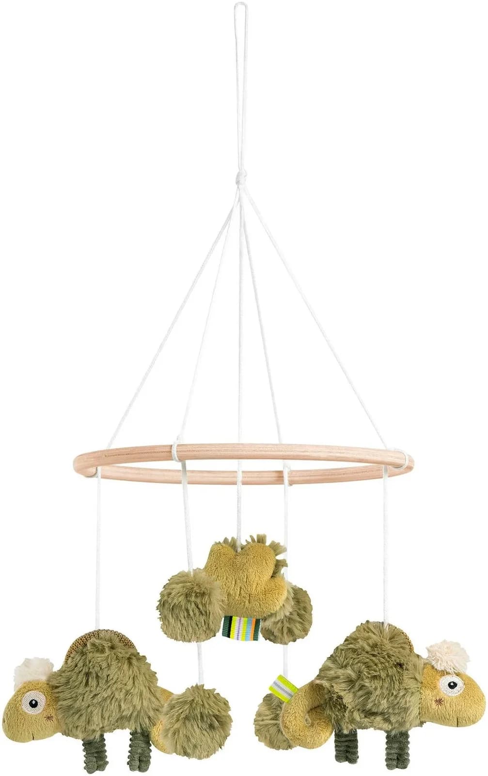 FEHN Mobile Chamäleon Khaki/Olive Holz Mobile Baby