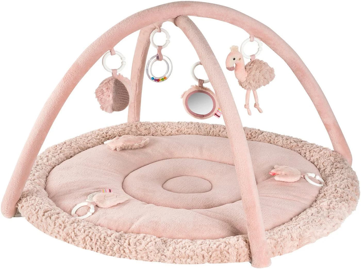 FEHN Spielbogen Lazy Crazy Pink Flamingo 3-D Activity Decke Rosa - Bild 2