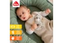 babyFEHN Greifspielzeug Lazy, Crazy & Pink Ring-Greifling Faultier Grau/Beige Bild 1