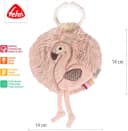 babyFEHN Greifspielzeug Stoffbuch Flamingo Rosa Bild 5