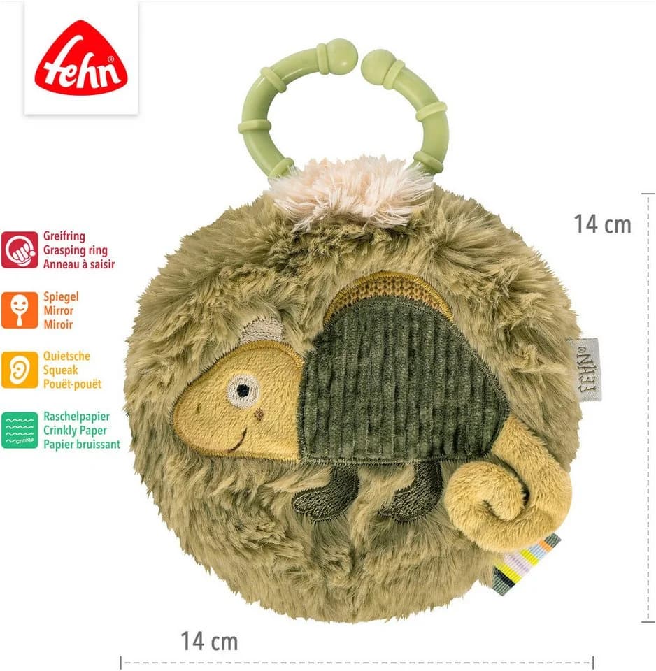 FEHN Stoffbuch Chamäleon - Greifspielzeug Baby - Bild 5