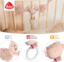 Fehn Kinderwagenkette Flamingo Rosa Plüsch & Softvelour Bild 3
