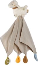 FEHN Schmusetuch Schaf Beige Bio-Baumwolle mit Schnullerhalter Bild 2