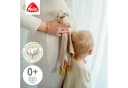 FEHN Schmusetuch Schaf Beige Bio-Baumwolle mit Schnullerhalter Bild 3