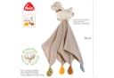 FEHN Schmusetuch Schaf Beige Bio-Baumwolle mit Schnullerhalter Bild 5
