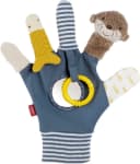 FEHN Spielhandschuh Otter Theo Blau Greifspielzeug Baby Bild 2