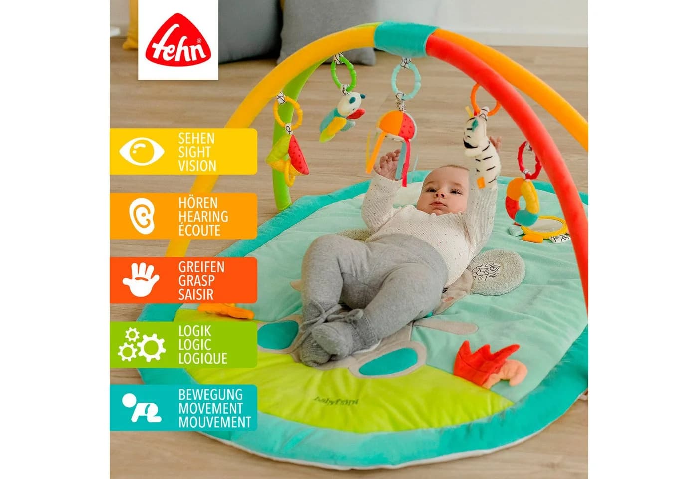 Fehn Baby Gym DoBabyDoo 3-D-Activity-Decke Koala