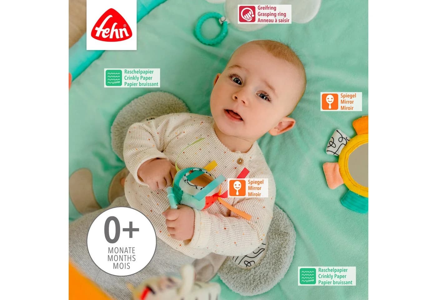 Fehn Baby Gym DoBabyDoo 3-D-Activity-Decke Koala - Bild 3