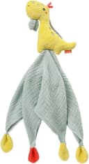 FEHN Happy Dino Kuscheltuch Bunt Baumwolle Musselin Schnuffeltuch Baby Bild 2