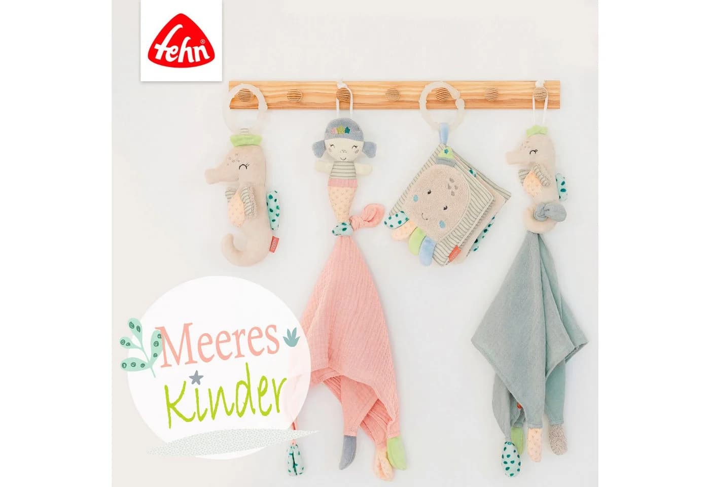 FEHN Stoffbuch Oktopus Bunt Meereskinder Greifspielzeug - Bild 5